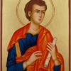 Saint Thomas the Apostle Hand Painted Byzantine Orthodox Icon on Wood