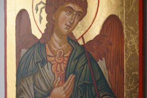 St Michael the Archangel Hand Painted Byzantine Orthodox Icon