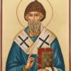 saint spyridon bishop of trimythous icon