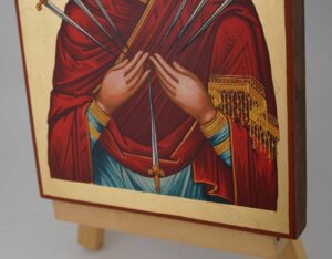 softener of evil hearts icon hand painted orthodox