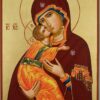 Theotokos of Vladimir Large Icon Hand Painted Orthodox