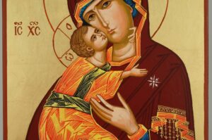 Theotokos of Vladimir Large Icon Hand Painted Orthodox
