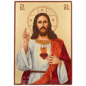 jesus christ sacred heart icon