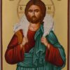 jesus the good shepherd icon hand painted byzantine