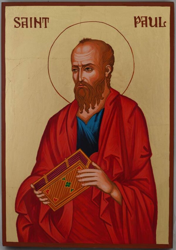 saint paul the apostle icon hand painted orthodox