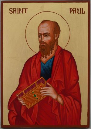 saint paul the apostle icon hand painted orthodox