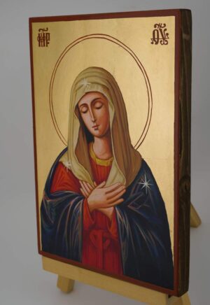 virgin of extreme humility icon hand painted orthodox