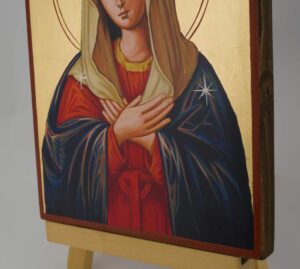 virgin of extreme humility icon hand painted orthodox