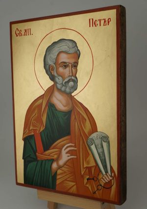 saint peter the apostle icon hand painted byzantine