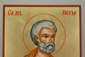 saint peter the apostle icon hand painted byzantine
