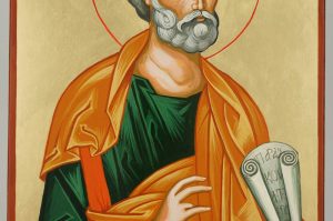 saint peter the apostle icon hand painted byzantine