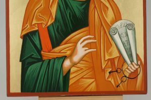 saint peter the apostle icon hand painted byzantine