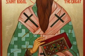 St Basil the Great Hand-Painted Orthodox Icon