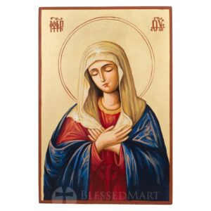 virgin of extreme humility icon