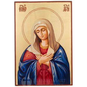 virgin of extreme humility icon