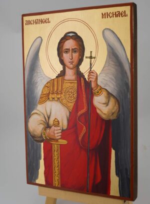 michael the archangel icon large hand painted orthodox