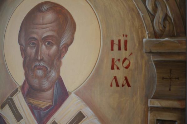 Saint Nikolaos (Nicholas) Hand-Painted Icon