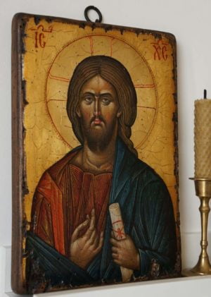 Pantocrator Hand-Painted Icon