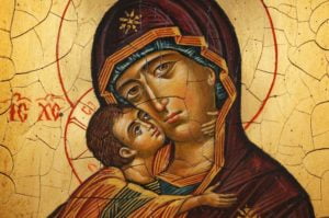 Theotokos of Vladimir Hand-Painted Icon