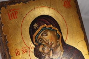Theotokos of Vladimir Hand-Painted Icon