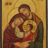 holy family icon hand painted byzantine orthodox