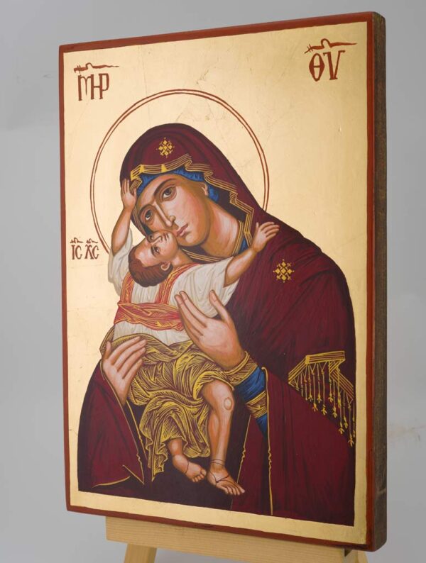 theotokos kardiotissa icon large hand painted orthodox