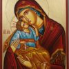 Hand-Painted Orthodox Icon of Theotokos Tender Mercy