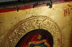 Theotokos Sweet Kissing Hand-Painted Icon