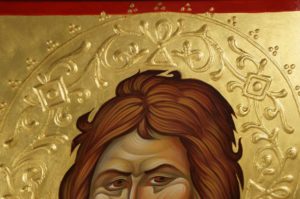 St John the Forerunner Icon Detail