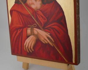 jesus crown of thorns icon large hand painted orthodox