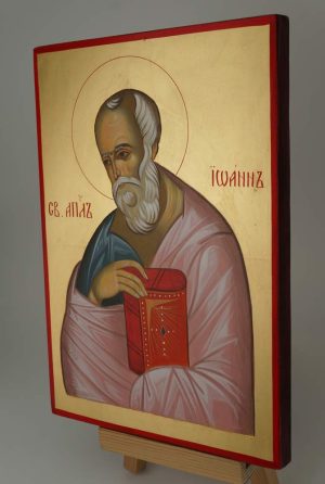 st john the theologian icon hnad painted byzantine