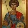 St George of Lydda Hand-Painted Byzantine Icon