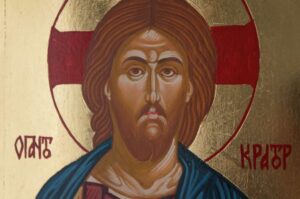 Jesus Christ Pantocrator Hand Painted Orthodox Icon on Wood