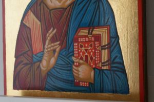 Jesus Christ Pantokrator Hand Painted Byzantine Orthodox Icon