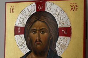 Pantokrator Mount Athos Hand-Painted Byzantine Icon