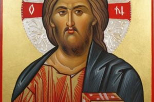 Pantokrator Mount Athos Hand-Painted Byzantine Icon