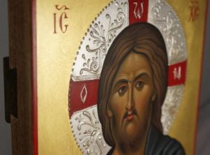 Pantokrator Mount Athos Hand-Painted Byzantine Icon