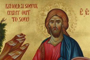 Jesus Christ the Sower Hand-Painted Byzantine Icon