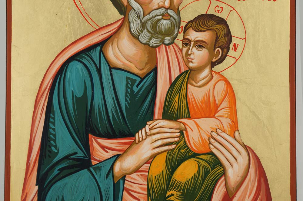 パナソニック　スターツアーズ　ノベルディ Saint Joseph Orthodox Icon - BlessedMart