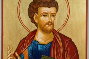 Apostle Luke the Evangelist Icon Hand Painted