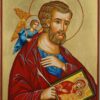 Apostle Luke the Iconographer Icon Hand Painted Byzantine Orthodox