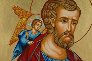 Apostle Luke the Iconographer Icon Hand Painted Byzantine Orthodox