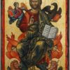 Jesus Christ in Glory Cretan Icon Hand Painted Byzantine Orthodox