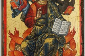 Jesus Christ in Glory Cretan Icon Hand Painted Byzantine Orthodox