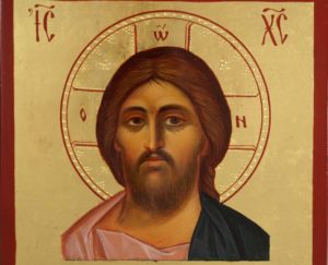 Jesus Christ Pantocrator Hand-Painted Icon Miniature