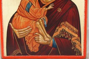 Virgin Mary Eleousa Theophanes the Greek Hand-Painted Icon