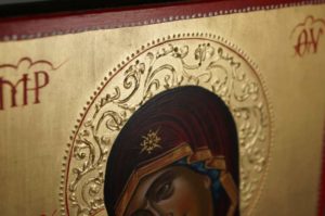 Virgin Mary Eleousa Theophanes the Greek Hand-Painted Icon