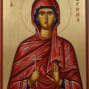 Saint Marina (Margaret) Hand-Painted Byzantine Icon