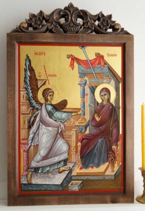 Annunciation (Ohrid) Hand-Painted Byzantine Icon