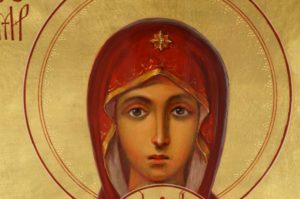 Mother of God of Valaam Hand-Painted Byzantine Icon